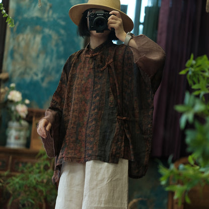Chemisier vintage Earth Rami