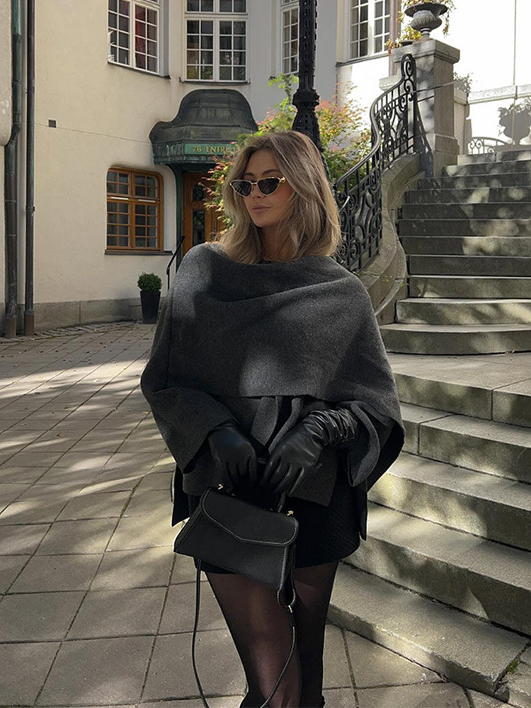 Vivian Short Cape Coat