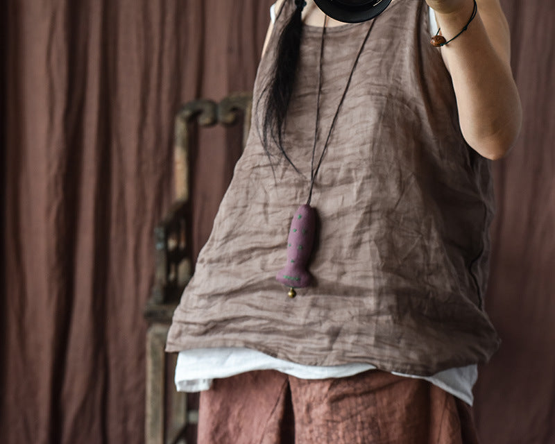 Camisole en lin vintage Bluz