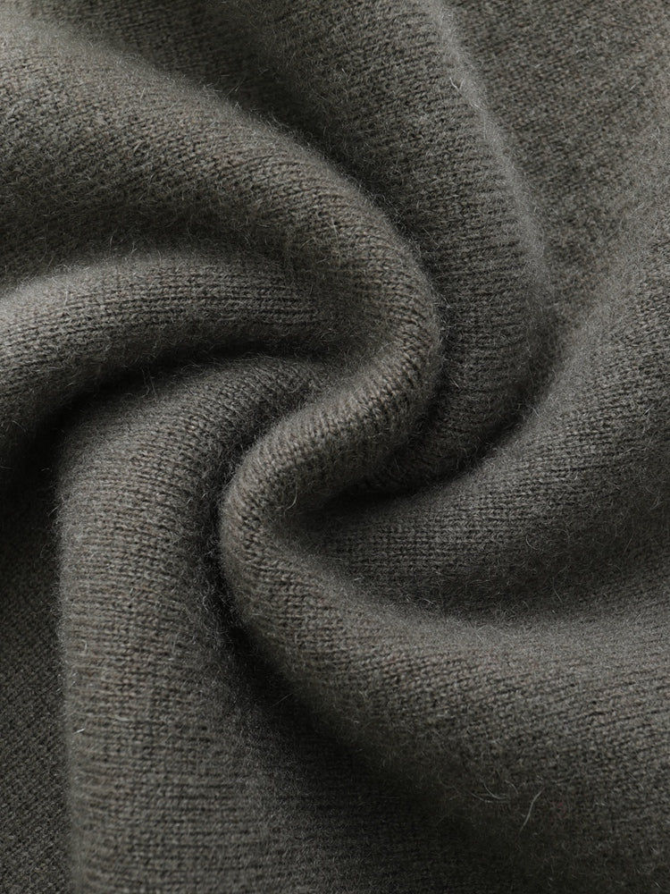 Chemisier élégant à col roulé en tricot