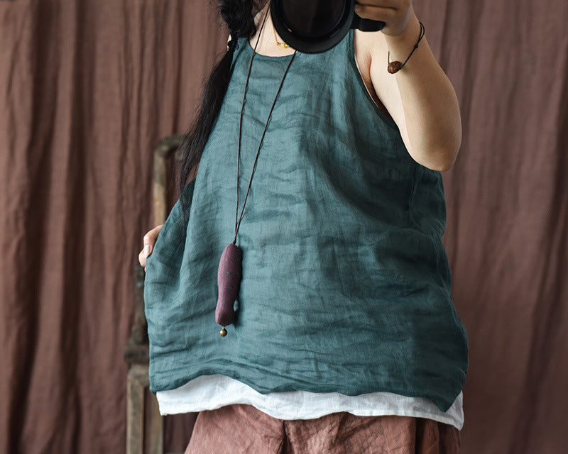 Camisole en lin vintage Bluz