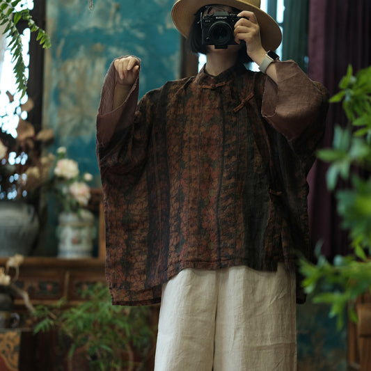 Chemisier vintage Earth Rami