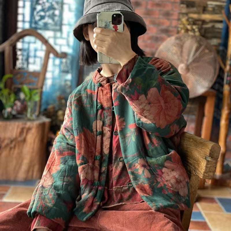 Veste en lin vintage Bloom