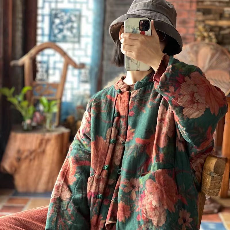 Veste en lin vintage Bloom