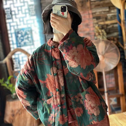 Veste en lin vintage Bloom