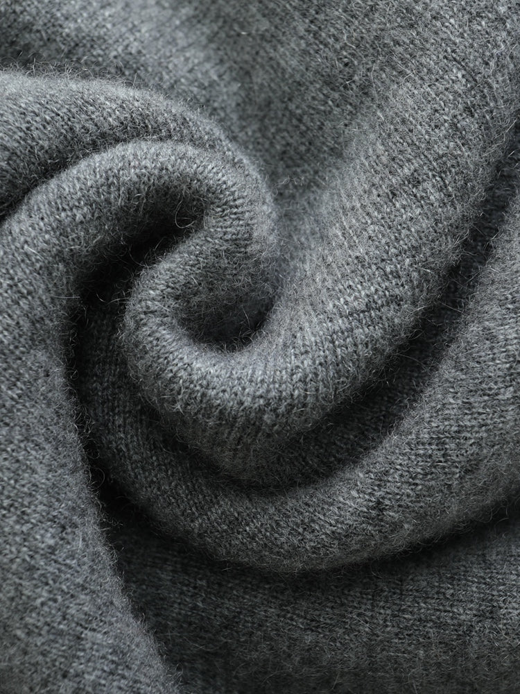 Chemisier élégant à col roulé en tricot