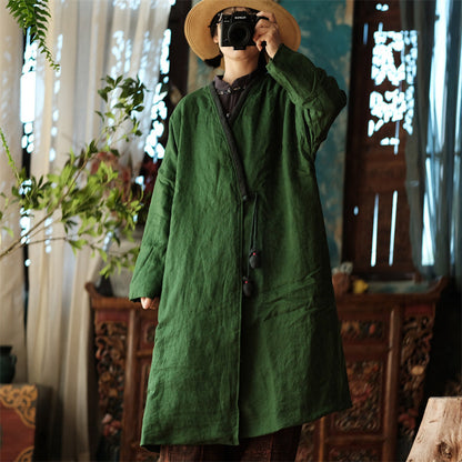 Veste vintage en lin avec accessoires de cravate en tissu