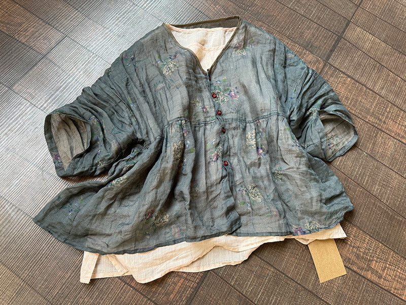 Chemisier en ramie Vintage Breeze