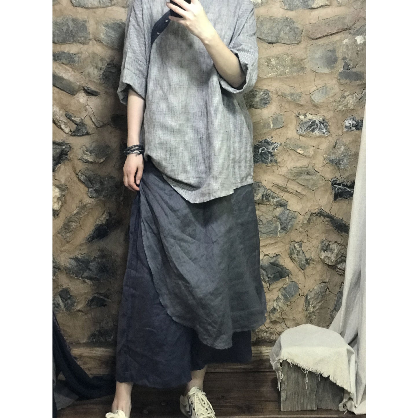 Jupe-pantalon large style Boho Flow