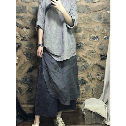 Jupe-pantalon large style Boho Flow