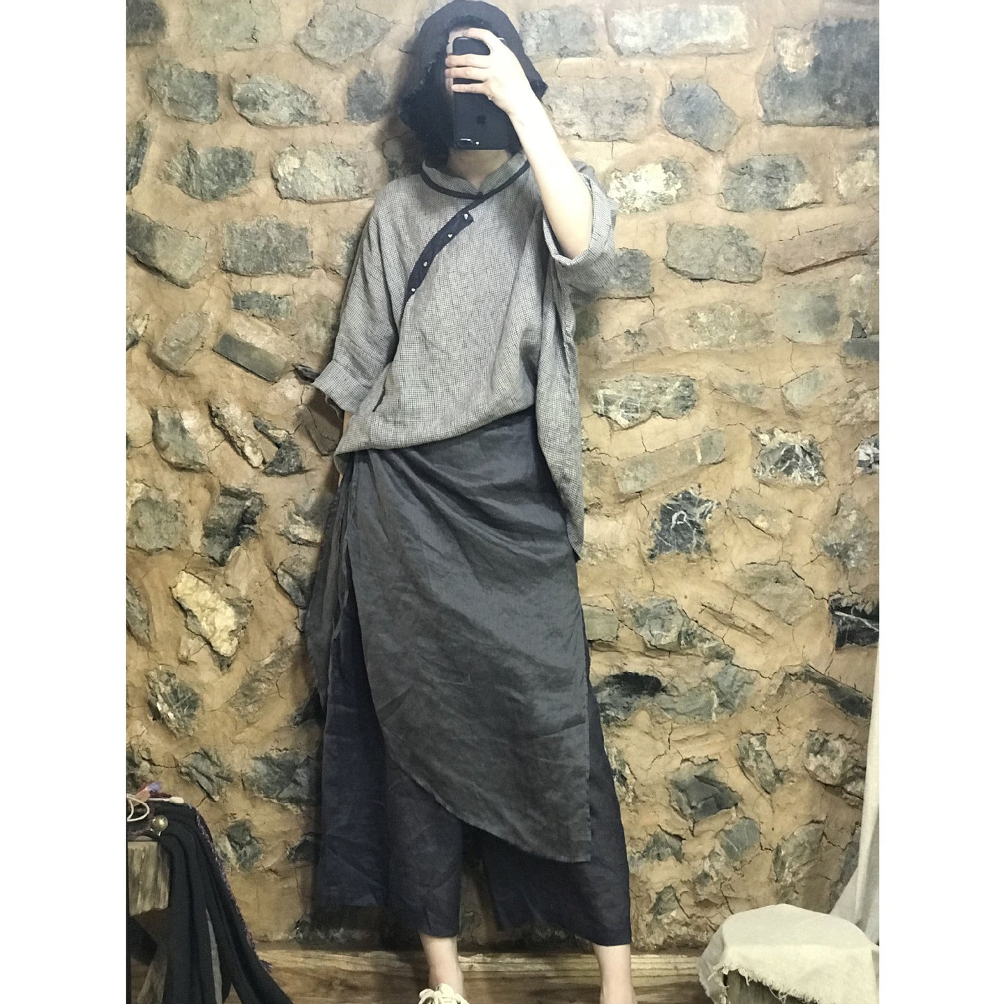 Jupe-pantalon large style Boho Flow