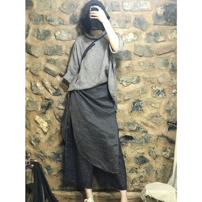 Jupe-pantalon large style Boho Flow