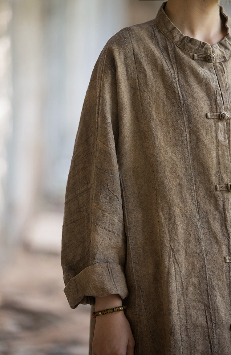 Chemise longue en lin Vintage Harmony