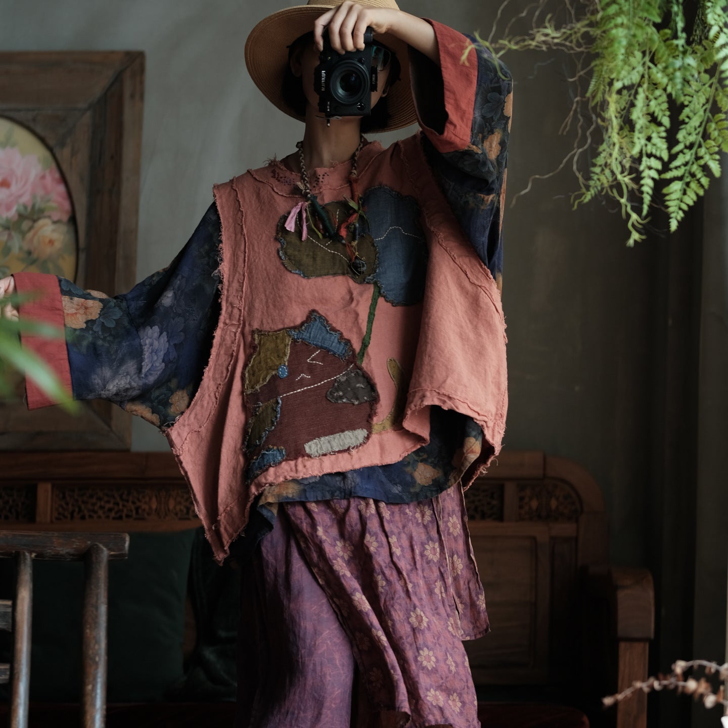 Hana Artisan Patchwork Vest 5