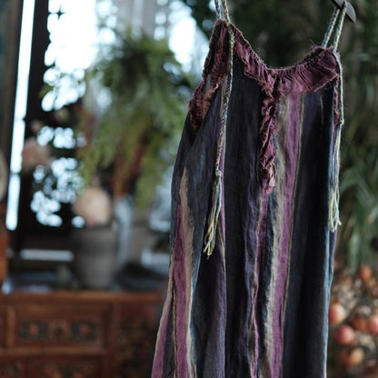 Vesper Raw-Edge Ramie Maxi Dress – view 5