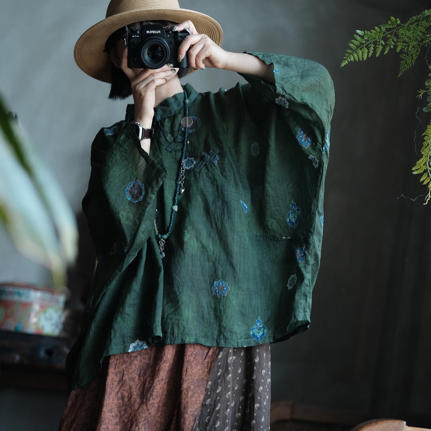 Willow Vintage Linen Blouse 8